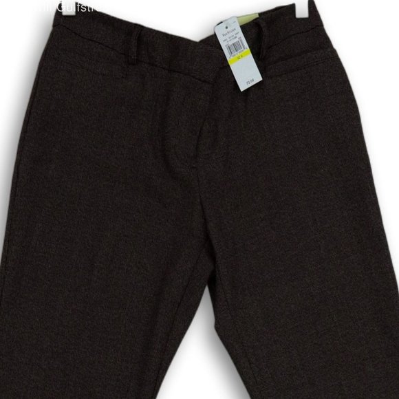 NWT VAN HEUSEN STUDIO STRETCH EXTENSIBLE STUDIO FIT BROWN SPECK STRAIGHT LEG 4 - Picture 3 of 9